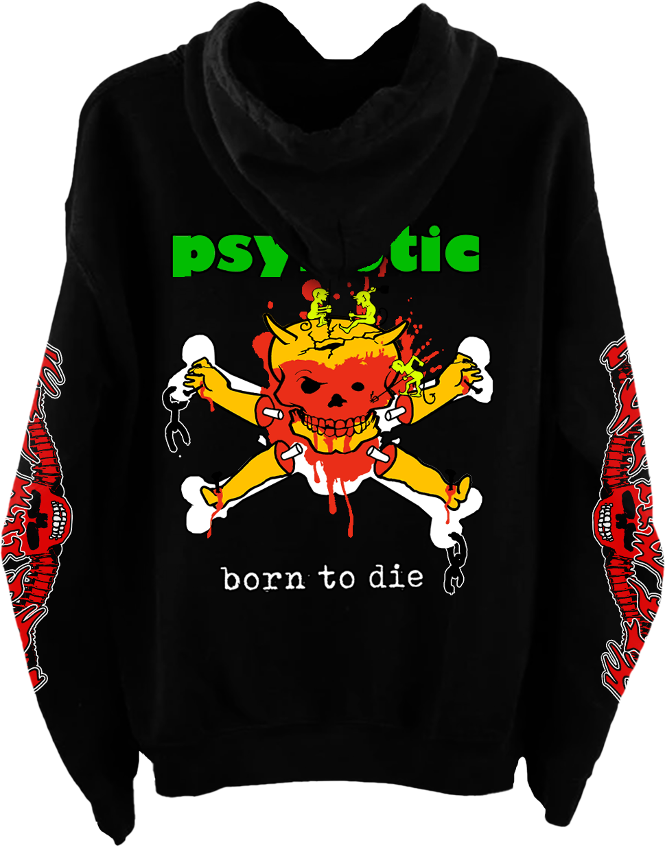 Born To Die Zip Up Hoodie