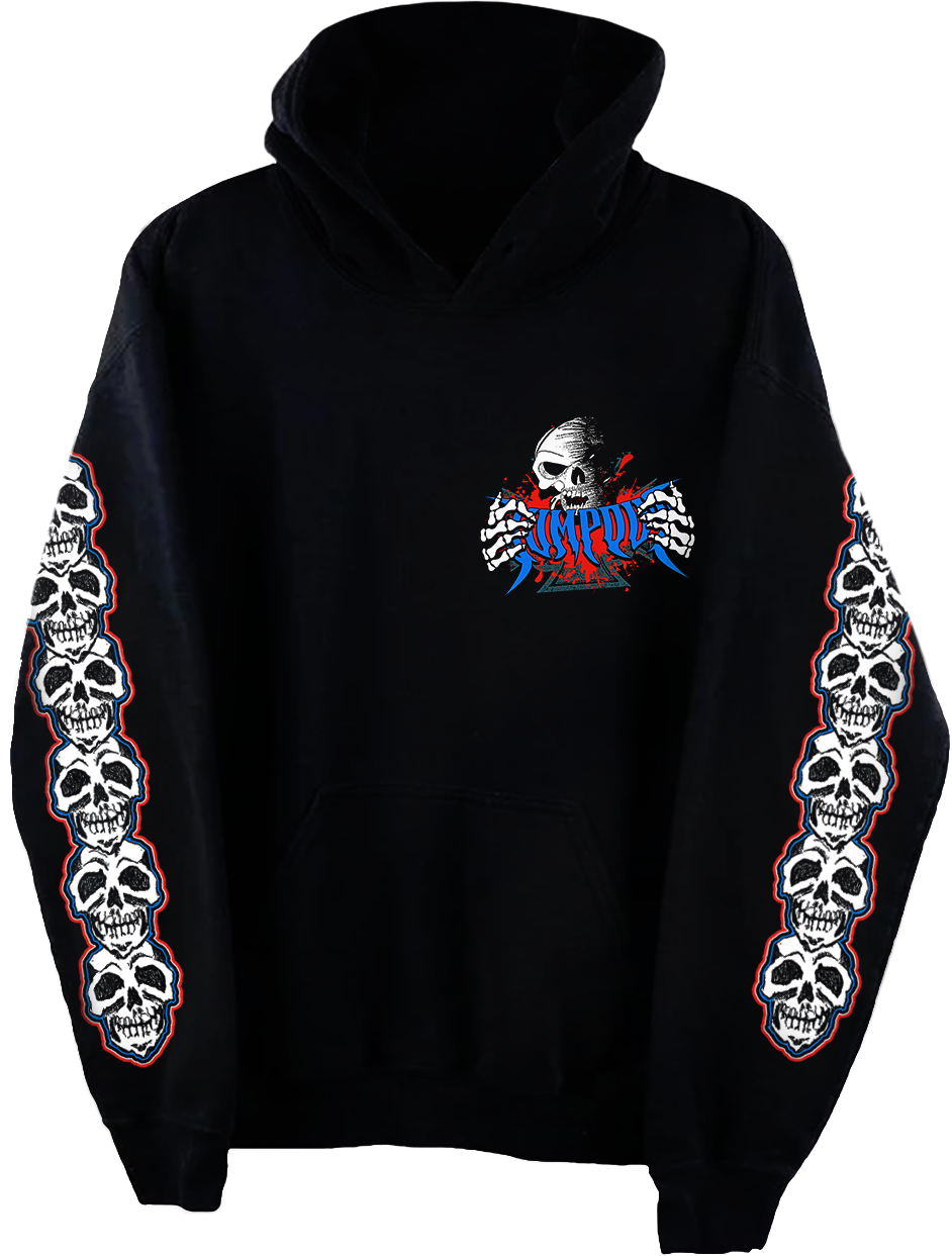 OssamaSon Gravestone Emblem Black EU Tour Hoodie