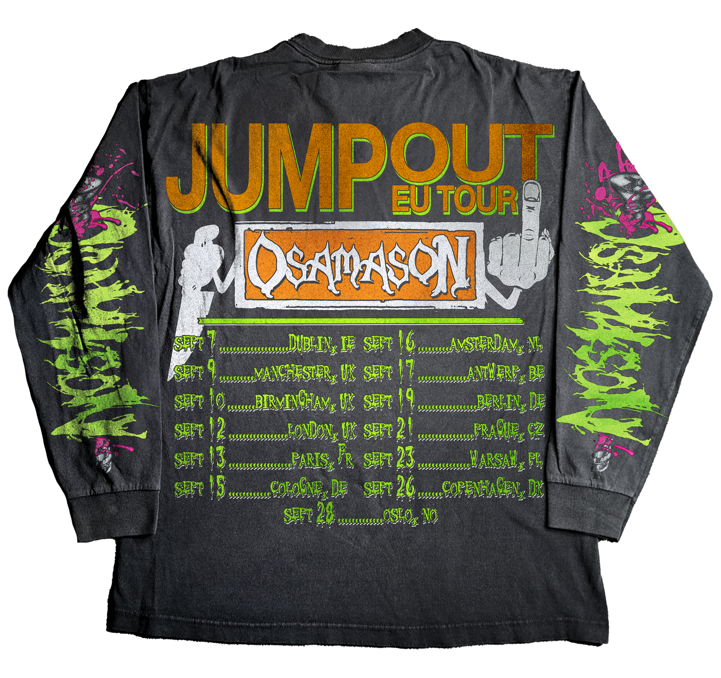 Osamason Snake EU Black Tour Longsleeve