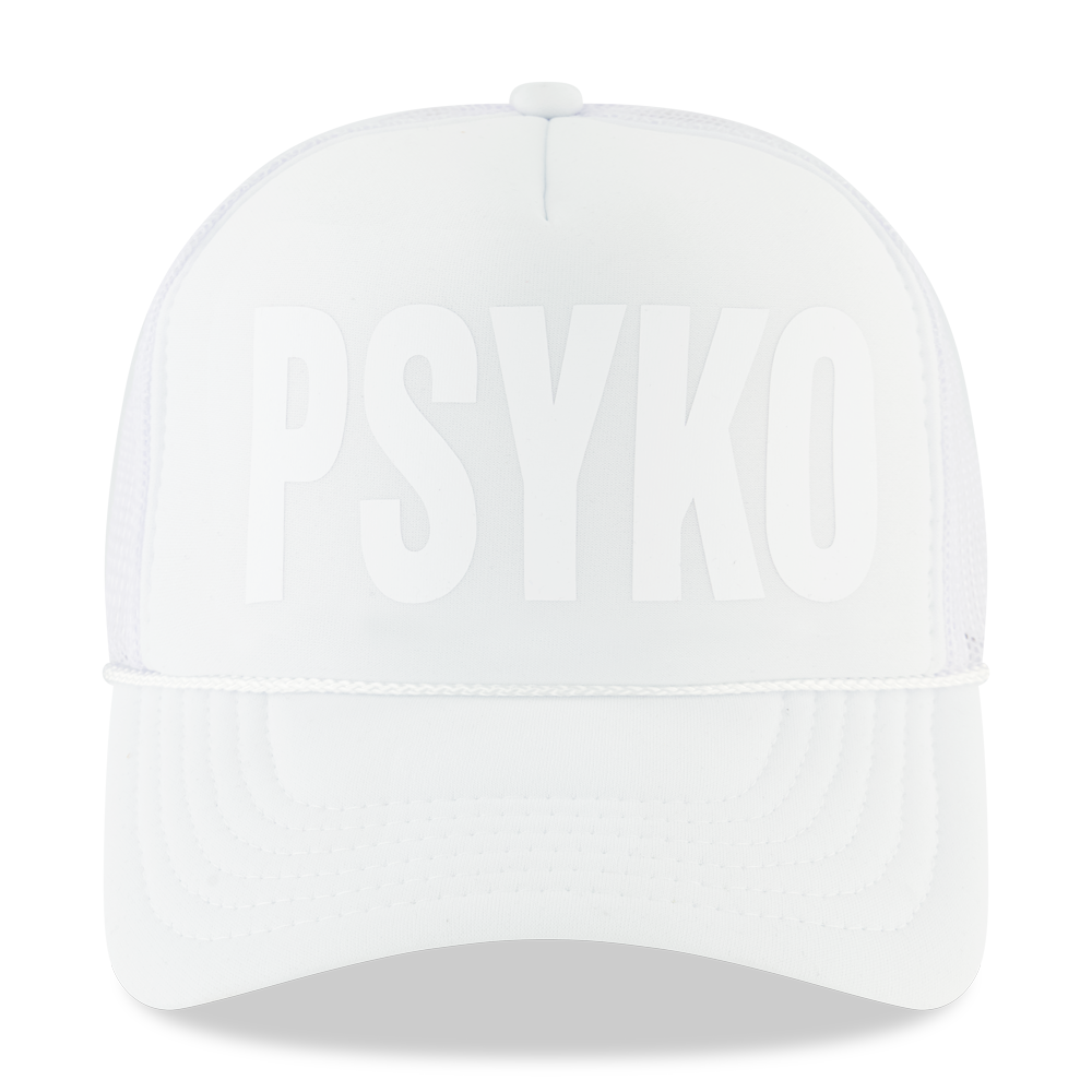 Psyko Trucker Hat White