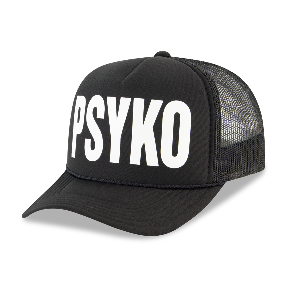 Psyko Trucker Hat Black