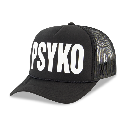 Psyko Trucker Hat Black