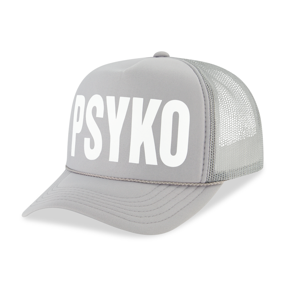 Psyko Trucker Hat Silver