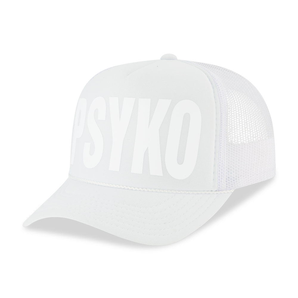 Psyko Trucker Hat White