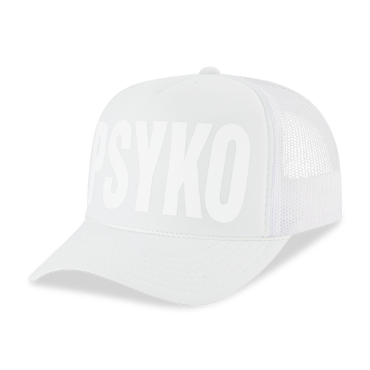Psyko Trucker Hat White